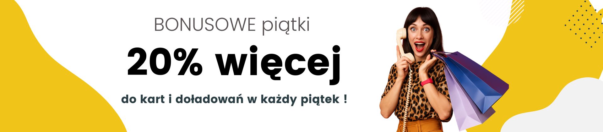 BONUSOWE piątki w DoGadania - aż 20% do doładowań i kart w każdy piątek do 31 sierpnia 2025